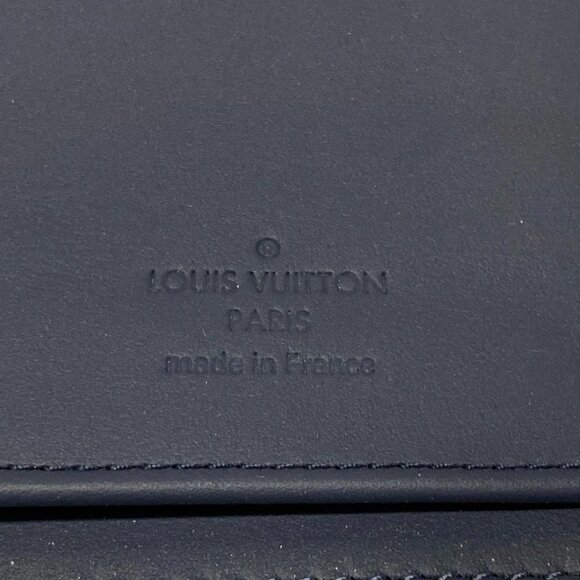 LOUIS VUITTON Zippy Wallet Vertical Rubber Marine LV Aerogram 800-071125 - Picture 10 of 11